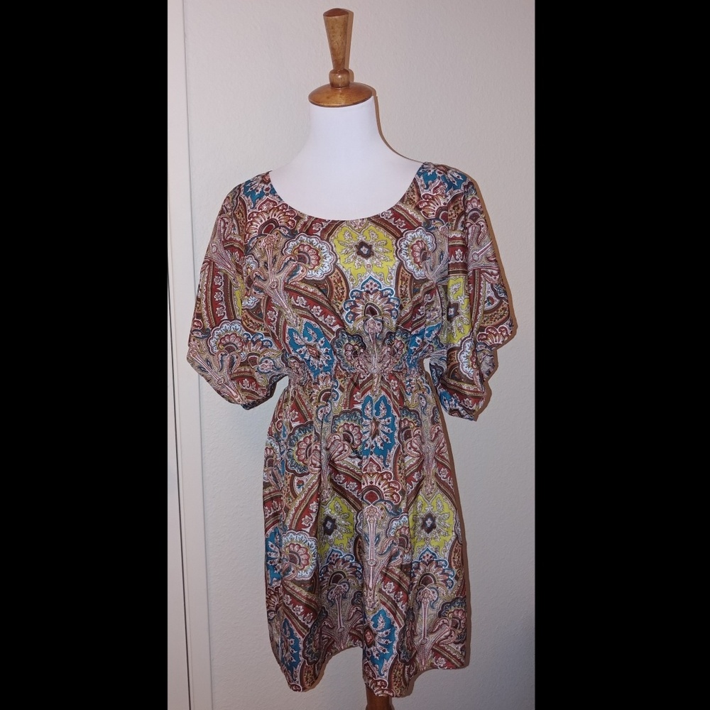 Large paisley dress